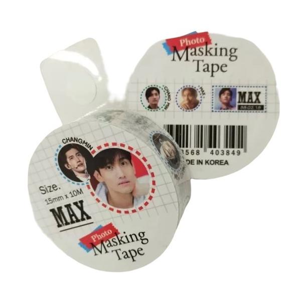 2個セット TVXQ 東方神起 チャンミン マスキングテープ 韓流