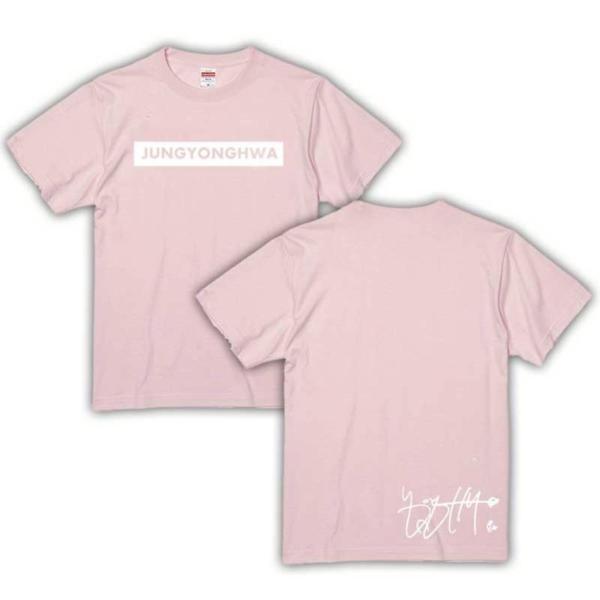 ☆完売商品☆CNBLUE ヨンファ ソウルコン Tシャツ トレカ 付き ヨンファ CNBLUE Tシャツ ベビーピンク 男女兼用 綿100％ 韓流