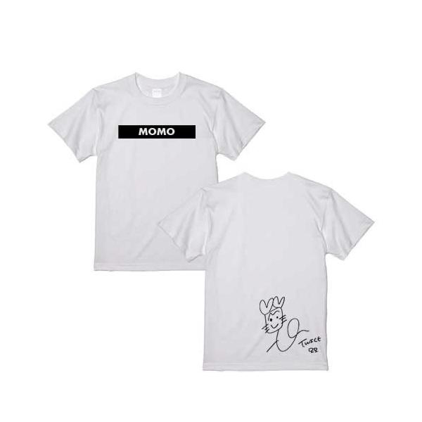 モモ TWICE トゥワイス カラー Tシャツ ホワイト 男女兼用 綿100％ 韓