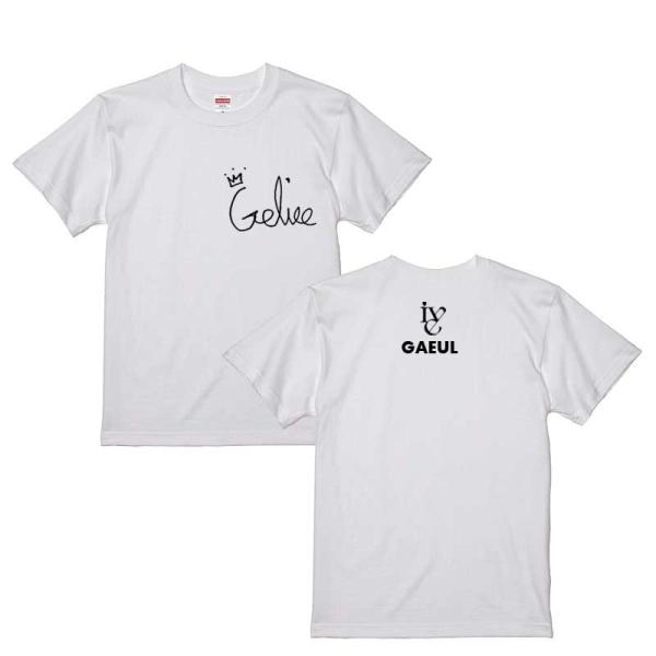 IVE ファンコン ペンコン 公式 グッズ MD トレカ Tシャツ ガウル ガウル IVE アイヴ Tシャツ 男女兼用 綿100％ ホワイト 韓流 グッズ