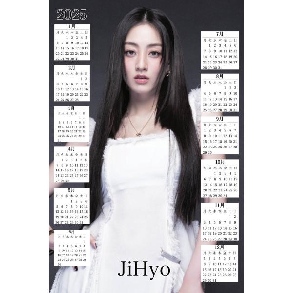 ジヒョ TWICE 2025 ポスター カレンダー 丸めてお送り A3サイズ