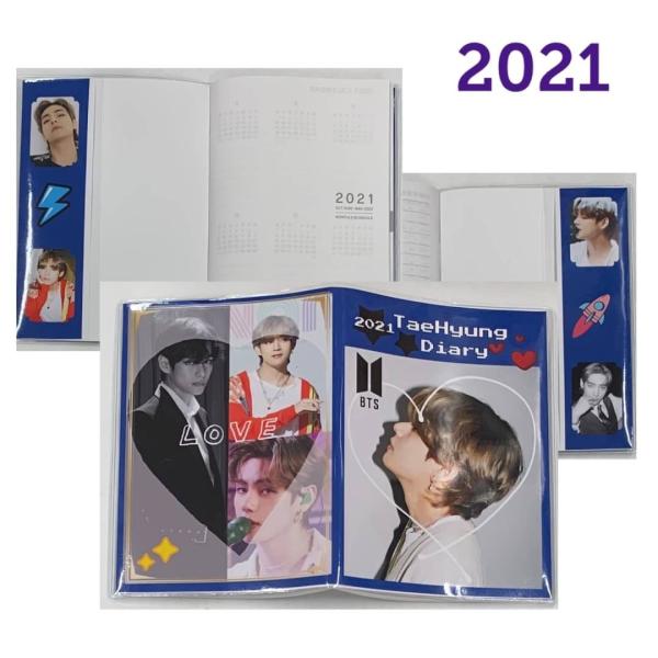 V ブイ Bts 防弾少年団 ダイアリー 手帳 21 カレンダー 韓流 グッズ Fx039 31 Dejapan Bid And Buy Japan With 0 Commission