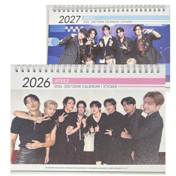ATEEZ エイティーズ 2026 2027 卓上 カレンダー DESK CALENDAR