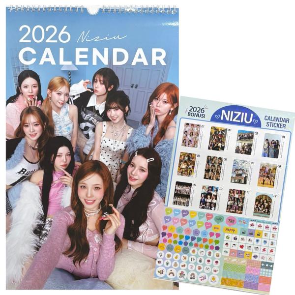 ■壁掛けカレンダー・1ヶ月2種類のデザインです。■サイズ：約44×28ｃｍ■店舗連絡先：アンジーソウル0276-55-6707★写真は新しいものに変わる場合があります。