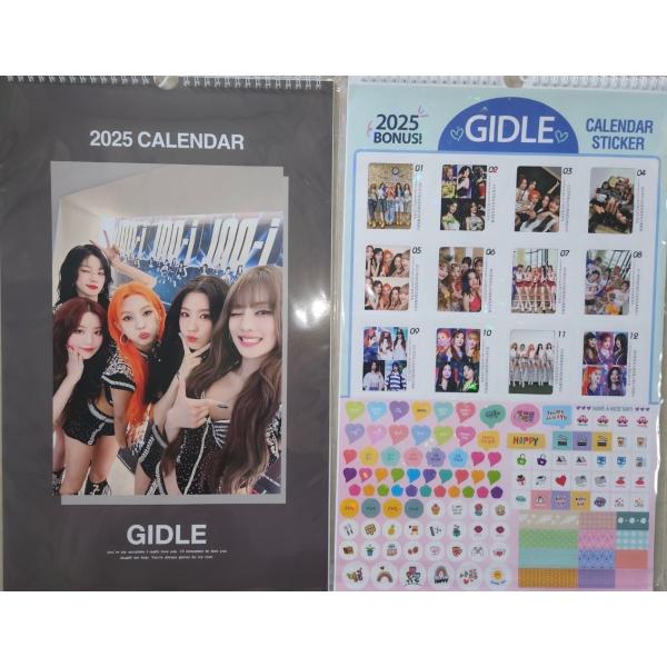 GIDLE I-DLE 2025シーグリ カレンダー 特典 トレカ ５枚セット 2023 (G)I-DLE WORLD TOUR [I am FREE-TY] IN JAPAN』開催記念