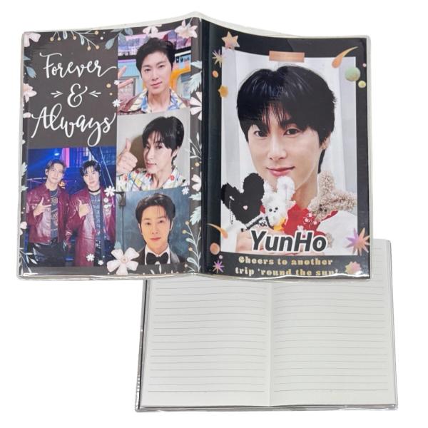 ユノ ユンホ TVXQ 東方神起 ビニールカバーノート 手帳 A6サイズ 韓流
