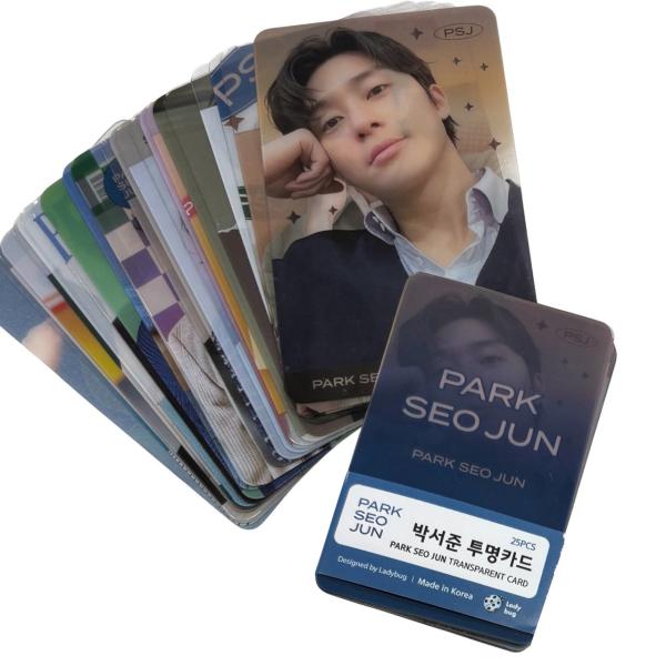 パクソジュン 透明 トレカ カード 25P 韓流 グッズ gi050-1 : アンジー