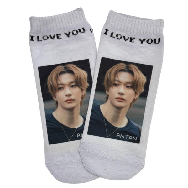 ■靴下 ソックス 韓流グッズ■サイズ:レディースサイズのスニーカーソックス■足の甲の部分に写真がプリントされています。■区分：韓国製／雑貨■店舗連絡先：アンジーソウル0276-55-6707/090-6520-0650