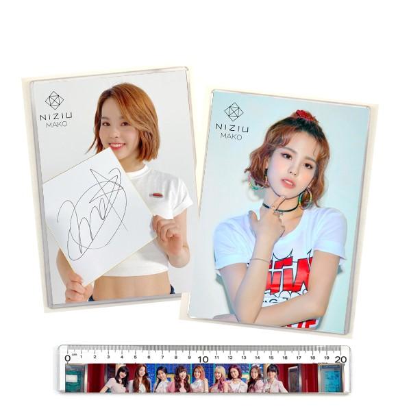 マコ NiziU ニジュー 下敷き＆ 定規 韓流 グッズ hm016-1 : アンジー