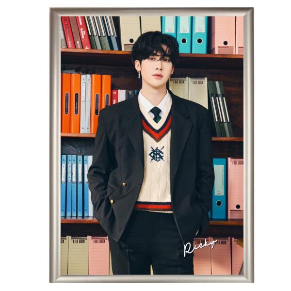 リッキー ZEROBASEONE ゼロベースワン フォトプレート 額入り 写真 A4