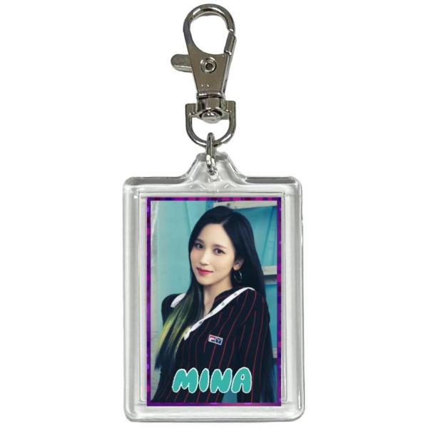 ミナ TWICE トゥワイス 写真入り キーホルダー 韓流 グッズ