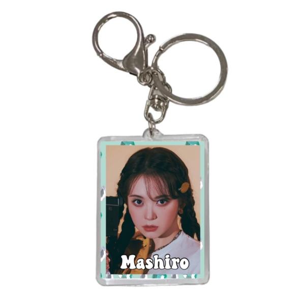 マシロ Kep1er ケプラー 両面 写真入り キーホルダー 韓流 グッズ