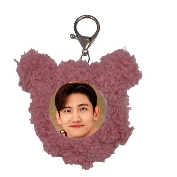 チャンミン TVXQ 東方神起 カラー選べる もこもこ キーホルダー小 韓流