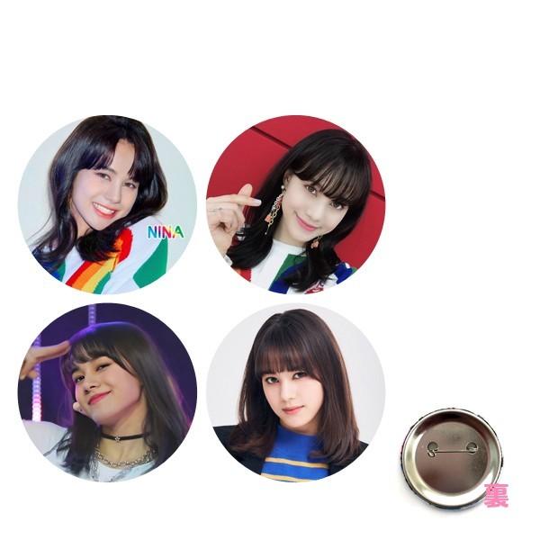 4個セット ニナ NiziU ニジュー 缶バッチ 缶バッジ 韓流 グッズ na073