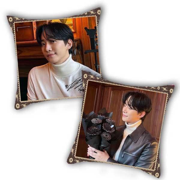 中綿無し】ジュノ 2PM クッション カバー 39×39cm 布製 両面 韓流