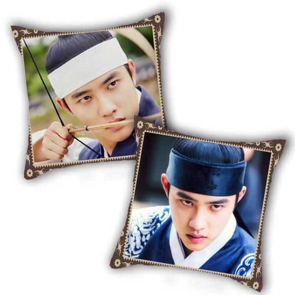 中綿無し】ドギョンス EXO D.O ディオ クッション カバー 布製 両面 韓