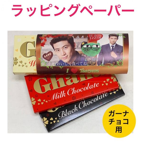 2PM テギョン ラッピングペーパー ガーナチョコ用 韓流 グッズ pa012-1
