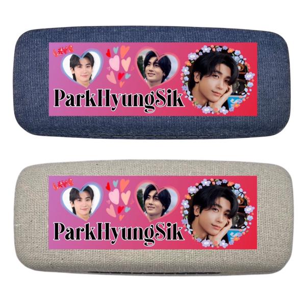 パクヒョンシク メガネケース デニム リネン 眼鏡ケース 韓流 グッズ