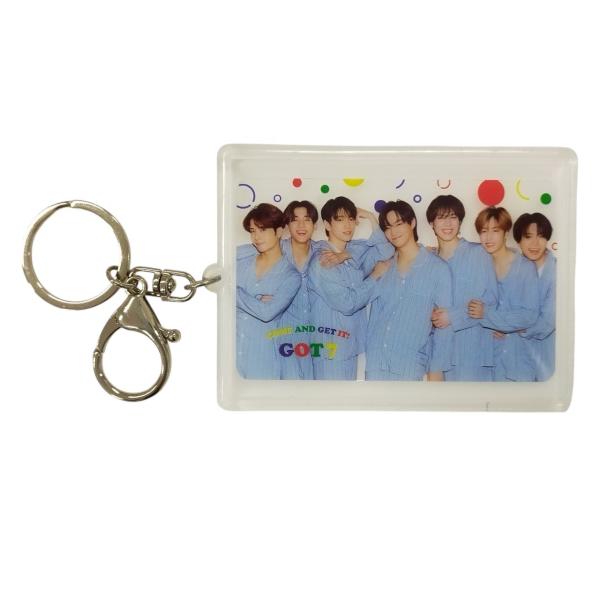 GOT7 トレカセット GOT7 ガッセブン 透明トレカ入り キーホルダー 韓流 グッズ pi056-23