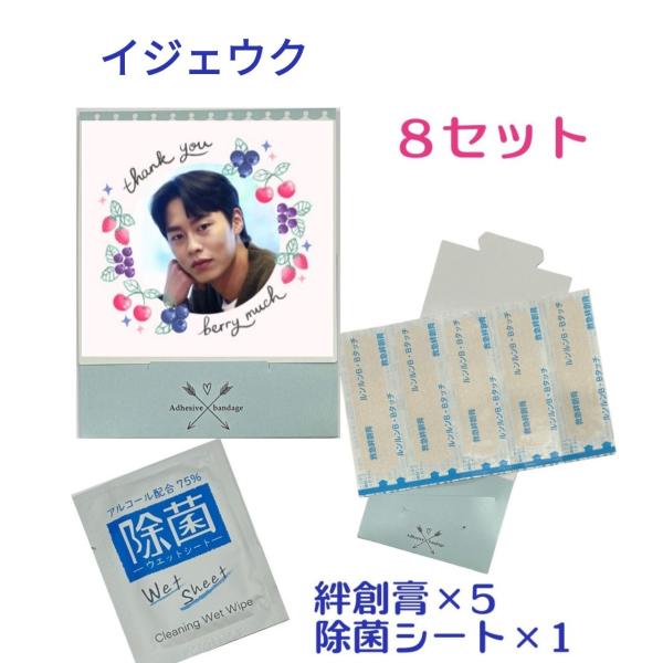 イジェウク お手軽 ソンムル 8点セット 絆創膏 除菌シート 韓流 グッズ pu033-1