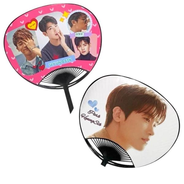 パクヒョンシク レギュラーサイズ うちわ 写真入り 韓流 グッズ rij065