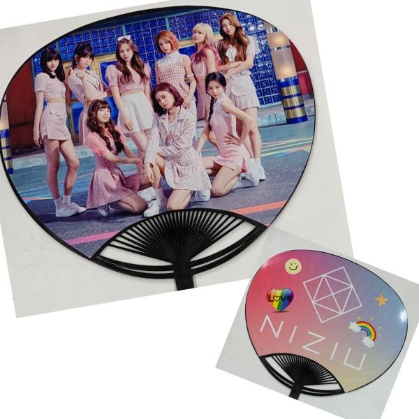 NiziU ニジュー レギュラーサイズ うちわ 写真入り 韓流 グッズ rij081