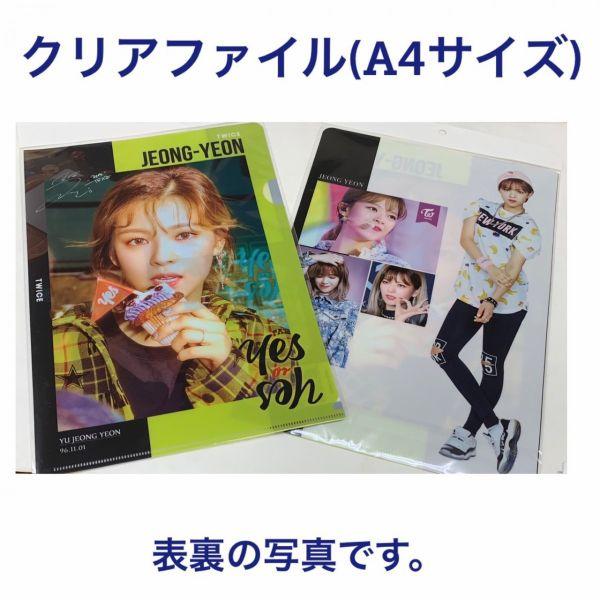 ジョンヨン TWICE トゥワイス A4 クリアファイル 韓流 グッズ tk077-1