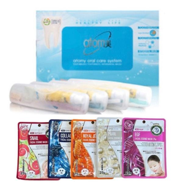 【アトミ 】クレンジング ４本　サンクリーム２本　オーラルケア歯磨きセット Amazon | Atomy(アトミ) Evening Care 4 セット with Foam