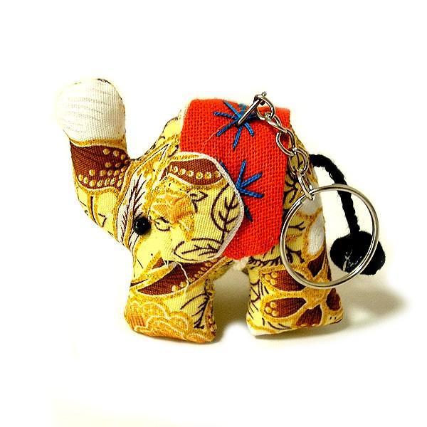 象さんのキーホルダー クリーム系 アジアン雑貨 バリ雑貨 タイ ゾウ おしゃれな キーホルダー 日本未発売 かわいい ガネーシャ