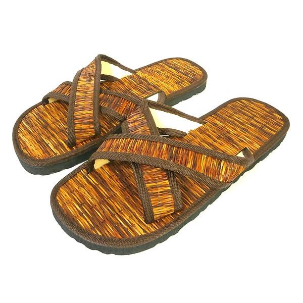 メンズ サンダル 26 27cm おしゃれな サンダル エスニック 草履 雪駄 歩きやすい 中敷畳 アジアン
