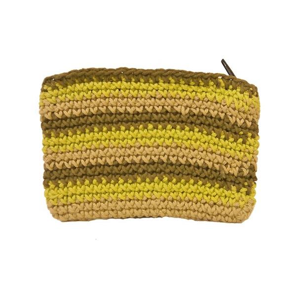 かぎ針編み 化粧 ポーチ 小物入れ コスメポーチ 小銭入れ H アジアン バリ タイ 雑貨 Nunet