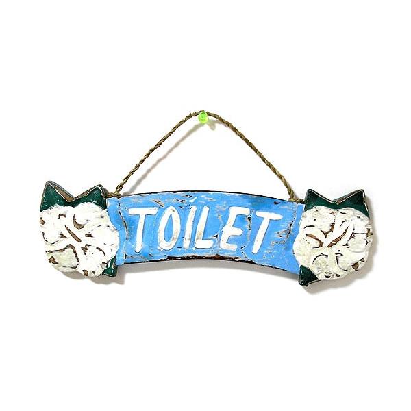 AWAG oG ؒ TOILET{[h 31cm Ǌ| Ԗ͗l u[ [31cmc9cm]