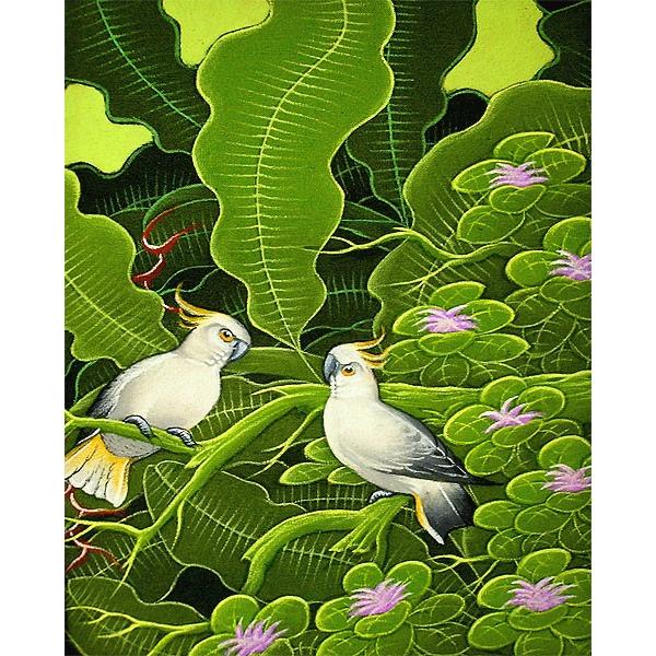 バリアート絵画 S 森の小鳥達 おしゃれな アート インテリア 絵画 アジアン 雑貨 バリ 雑貨 タイ 雑貨 アジアン インテリア Wptf アジアン雑貨アンカサ 通販 Yahoo ショッピング