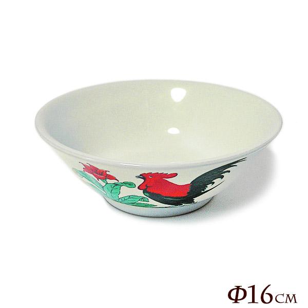 にわとり柄のボウル どんぶり おしゃれな アジアン食器 装飾品