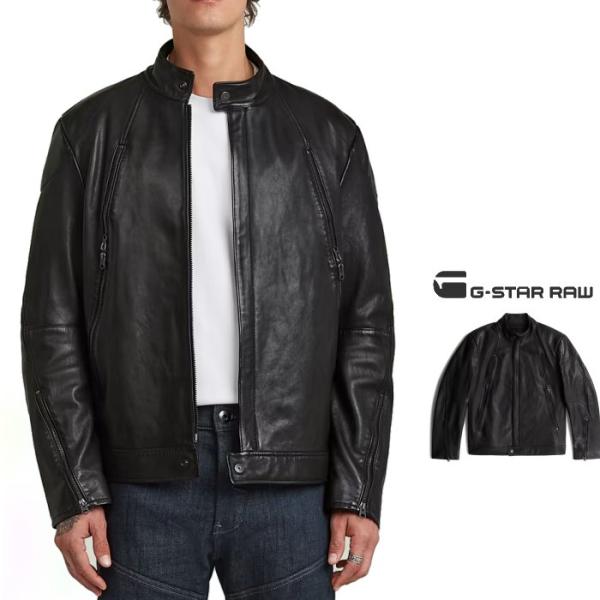 G-STAR RAW G-STAR RAW(ジースターロウ) Biker Leather Jacket