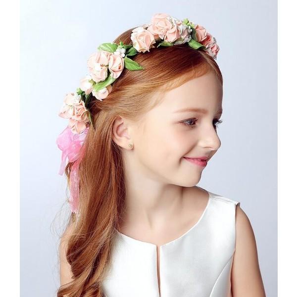 子供花輪 女の子ドレス花冠 フラワーガール ヘアバンド ヘッドドレス ヘアアクセサリー ドレス髪飾り ウェディング 結婚式 ピアノ発表会 Km31 Angel Baby 通販 Yahoo ショッピング