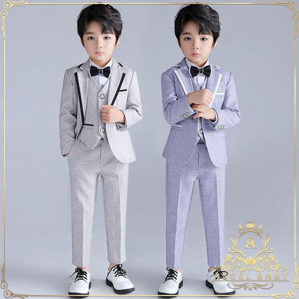 男子フォーマルスーツ 卒業式 スーツ 男の子 子供 スーツ 子ども服 卒業式 七五三 結婚式 入学式 発表会 男の子用スーツ ジャケット ベスト ズボン シャツ Sustu032 Angel Baby 通販 Yahoo ショッピング