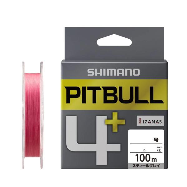 【ピットブルマル】 シマノ シマノ ピットブル4+ LD-M44V トレーサブルピンク 100m
