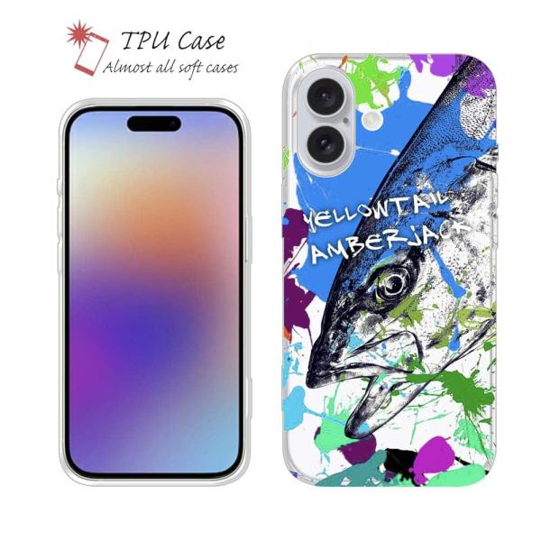 スマホケース ソフトケース Tpu ヒラマサ ペンキペイント 魚 釣り ルアー Iphone11 Pro Iphonexs Max Iphone8 Plus Xperia Galaxy Aquos Huawei Pixel Tpu Angler S Case アングラーズケース 通販 Yahoo ショッピング