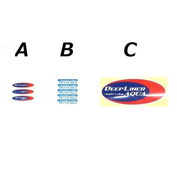 アクア ディープライナー コラボ ステッカー : アングラーズショップ