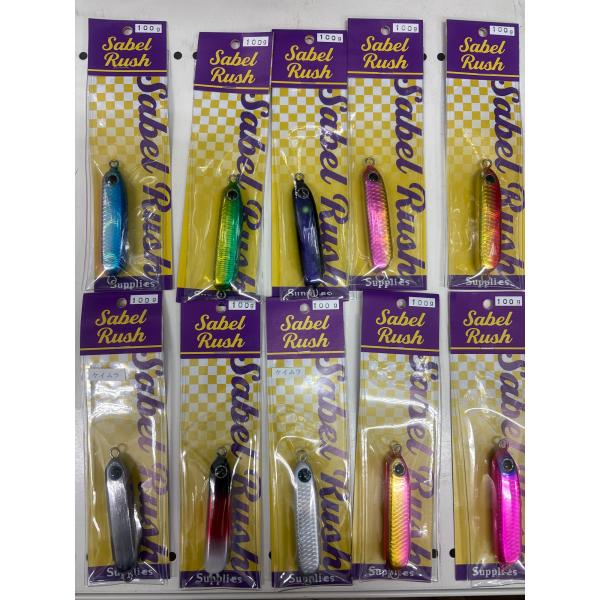 特に東京湾でのミニマムベイト時に強い。潮を受けても流れにくいずんぐりとしたボディと長さを抑えた小さなボディが食い渋ったタチウオを連れてきてくれます。タングステンが主流となっている東京湾タチウオに、一石を投じる新設計ジグです。１００ｇは新型Ｔ...