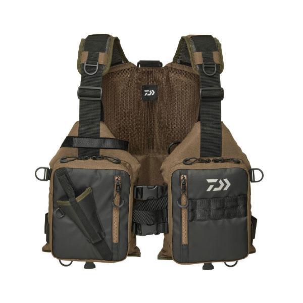 ダイワ DF-6425 ライトフロートゲームベスト ブラウンカーキ フリー DAIWA（ダイワ） DF-6425 ライトフロートゲームベスト ブラウンカーキ