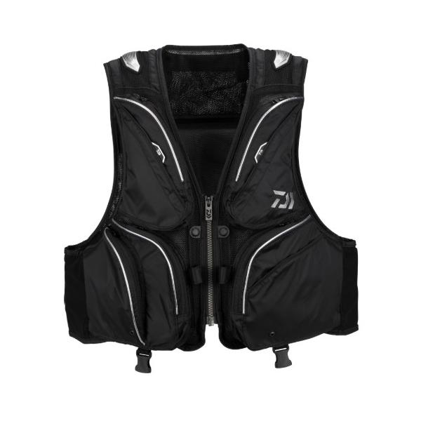 Daiwa DV-3025F ブラックフィッシングベスト　Ｌサイズ　現行品 ダイワ (Daiwa) DV-3025F ブラック Lサイズ（フロートショート