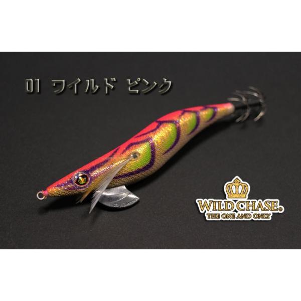 スクイッドマニア ワイルドチェイス 3.0号 #01 ワイルドピンク[スレイカに効くBLUE glow]  squidmania wildchase スクマニ