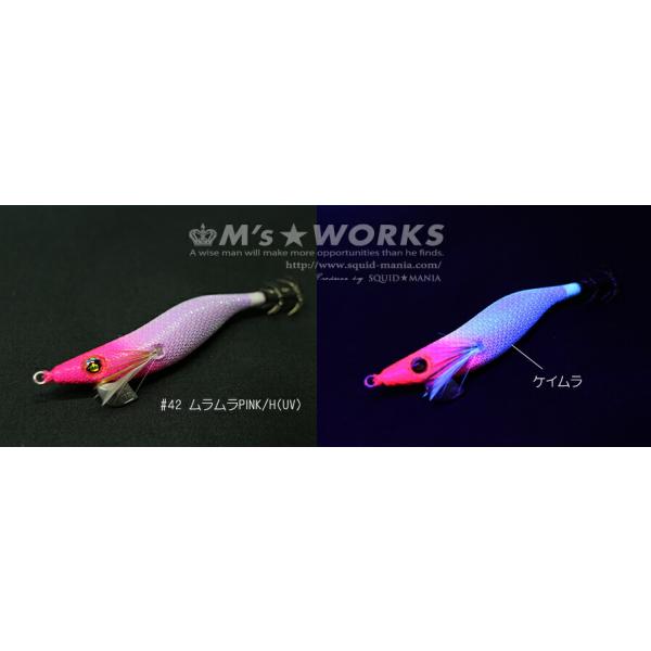 スクイッドマニア ワイルドチェイス 2.5号 #42 ムラムラPINK/H (ケイムラ)[アピール強！紫外線発光] squidmania WILD CHASE スクマニ