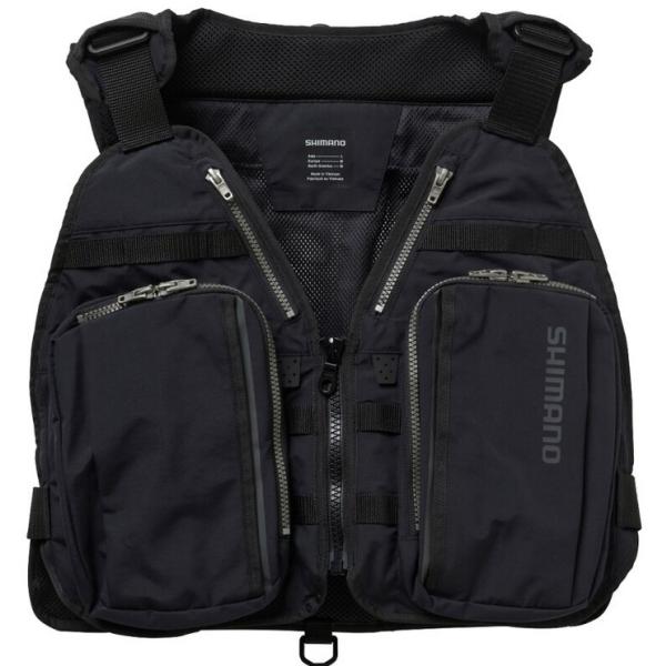 シマノ フィッシングベスト VE-041X 鮎GAME ベスト  2XL  ブラック シマノ (shimano) VE-041X ブラック 2XLサイズ 鮎GAME ベスト