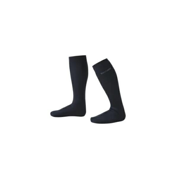 シマノ (Shimano) FI-024W ドライハイソックス中丸 Sサイズ ブラック