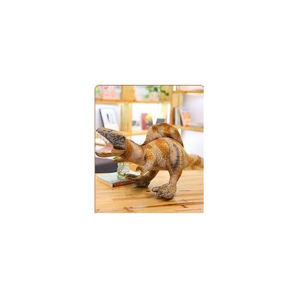 恐竜 ぬいぐるみ スピノサウルス くすみカラー イエロー キッズ ダイナソー プレゼント