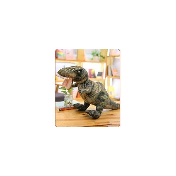 恐竜 ぬいぐるみ ティラノサウルス くすみカラー グリーン キッズ ダイナソー プレゼント