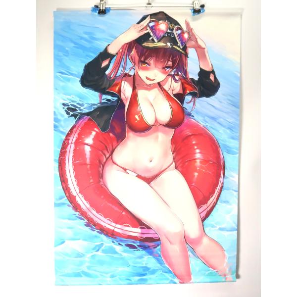 ホロライブ VTuber 宝鐘マリン SEA SIDE (あかさあい) メロンブックス専売 水着宝鐘マリンB2タペストリー